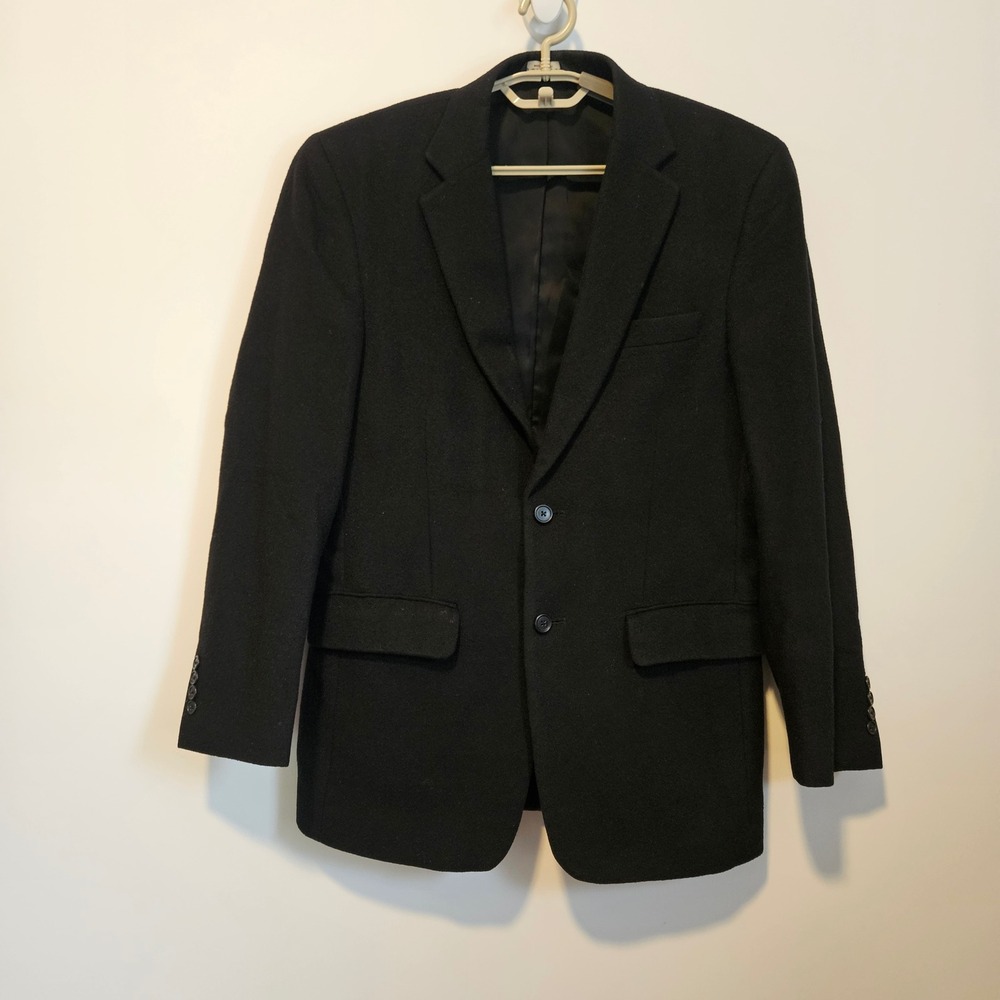Jos A Bank Travelers Mens Blazer 38R 100% Camel Hair Tailored Fit Sport Coat